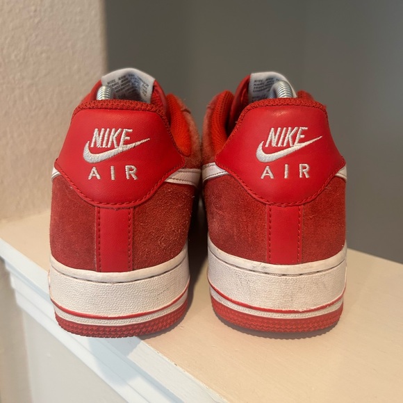 Nike Air Force 1 Game Red/White Men's - Size 8- 820266-601 - Picture 8 of 11